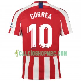Atlético Madrid CORREA 10 Maglia Prima 2019/2020 Manica Corta